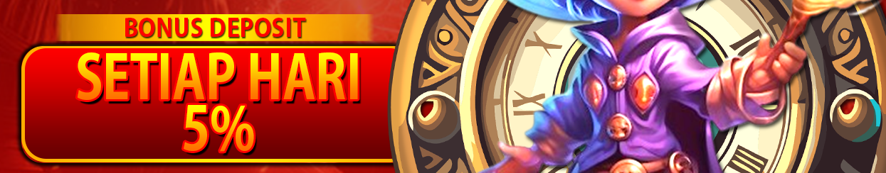 BONUS DEPOSIT HARIAN 5%