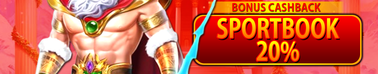 BONUS CASHBACK SPORTBOOK 20%
